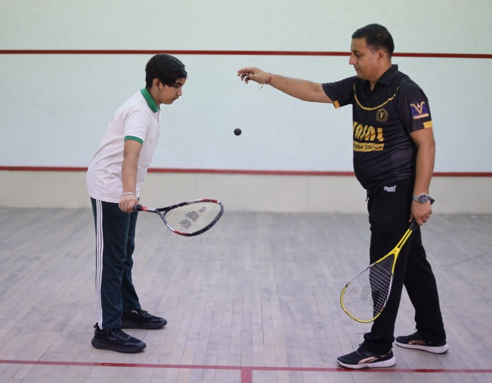 Squash Training at Ivy World School, Jalandhar