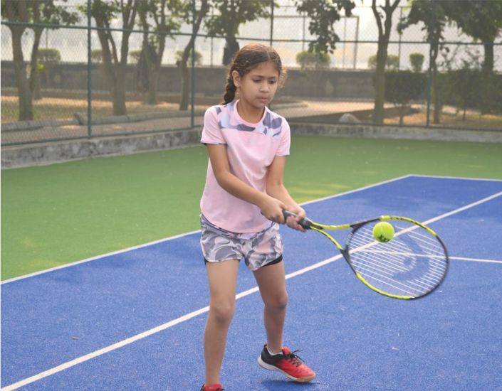Synthetic Tennis Court at Ivy World School, Jalandhar