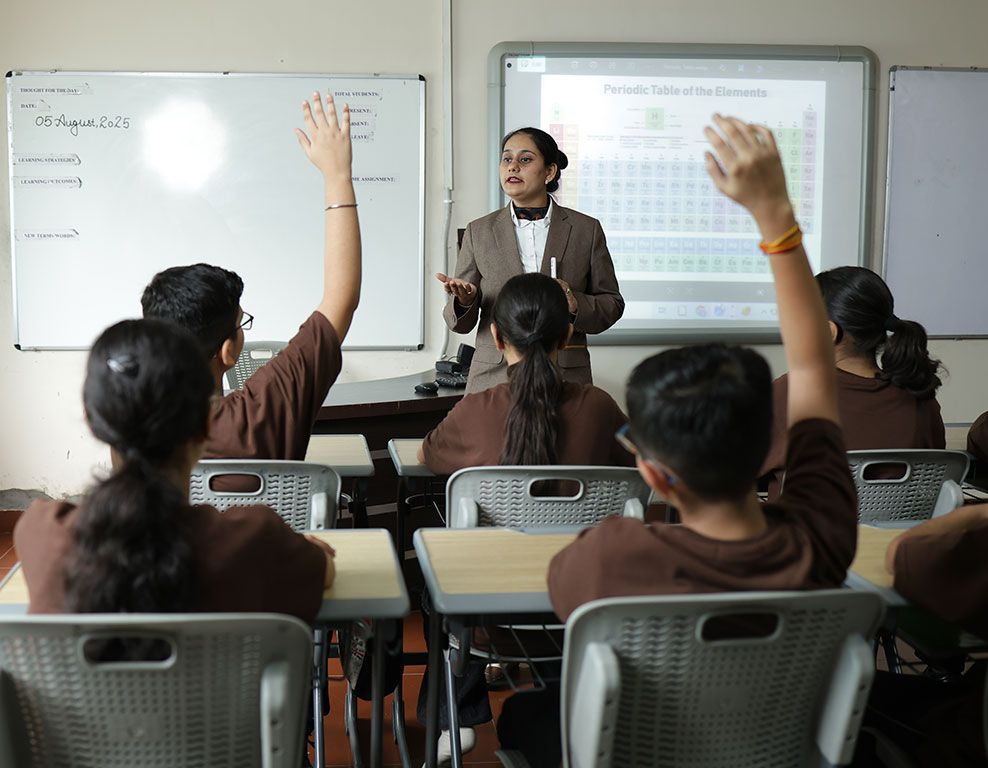 Classroom Education at Ivy World School, Jalandhar